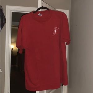 Red “Curves” Tee